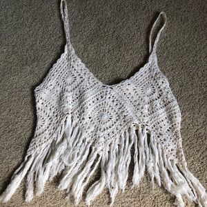 Crochet crop top
